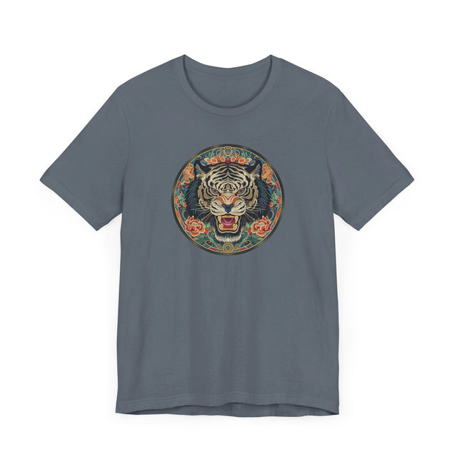 Black Tiger Mandala T-shirt,Tiger Lover Top,Big Cat Lover