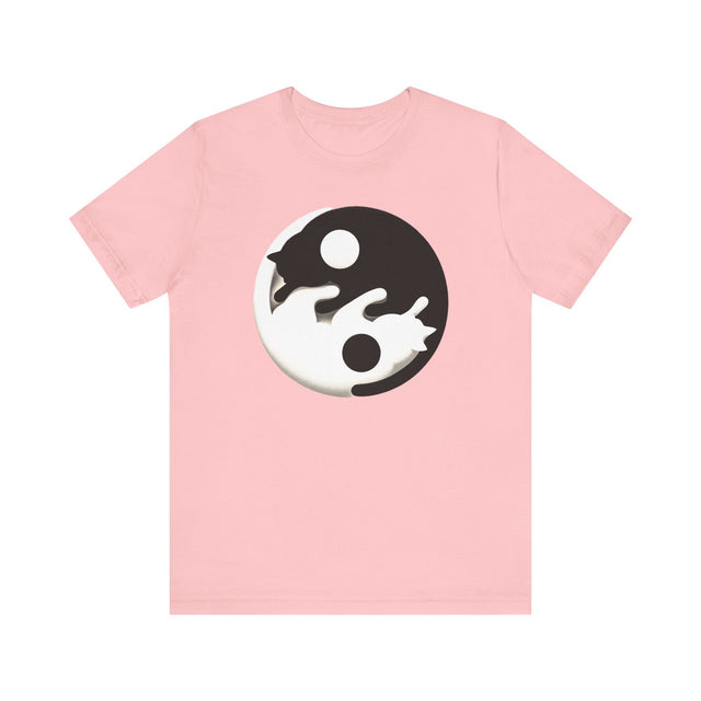 Yin Yang Cat shirt, Spiritual, Meditation, Black & White Cats, Cute Cat Top, Cat Lover Tee, Cat Owner gift, Cat Mom Gift, Cat Dad, Vet Gift