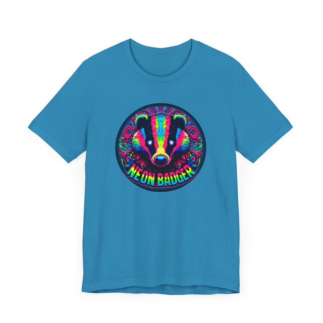 Neon Badger T-shirt, Badger Tee
