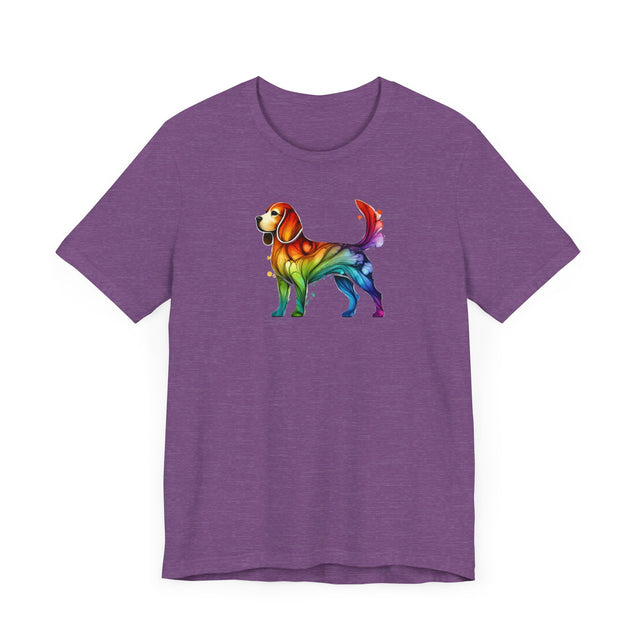 Rainbow Beagle T-shirt,Pride Shirt,Dog Lover Top,Rainbow Animals,LGBTQ+ Tee, Beagle Owner gift