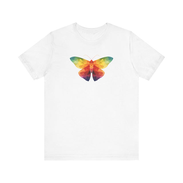 Rainbow Moth T-shirt,Pride Shirt, Pride Parade Top, LGBTQ+ Tee, Nonbinary, Gay, Lesbian, Bisexual, Trans, BGLT, LBGT, Enby, Pansexual