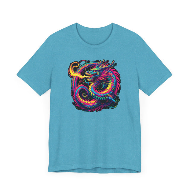 Psychedelic Asian Dragon T-shirt, Dragon Tee