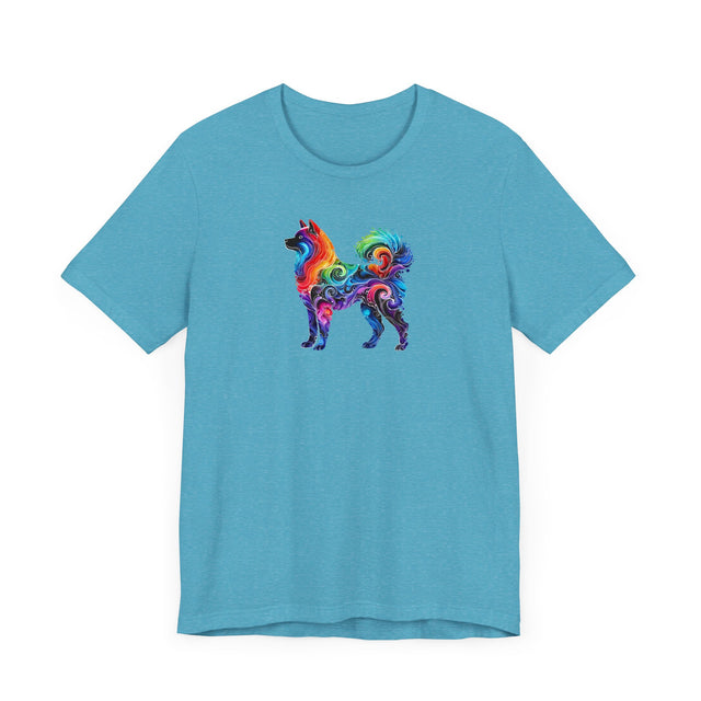 Rainbow Akita T-shirt,Pride Shirt,Dog Lover Top,Rainbow Animals,LGBTQ+ Tee, Akita Owner gift