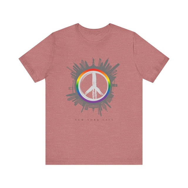 Peace NYC tshirt, New York Lover, NYC Lover, Real New Yorker T-shirt, Cute T for her, Cool T for him,, NYC Tshirt, New York City Gift