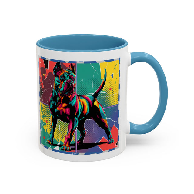 Cane Corso Coffee Cup,4-Panel Pop Art Mug,Cane Corso Lover,Corso Mom,Corso Dad,Dog Lover Gift,Cane Corso Gift