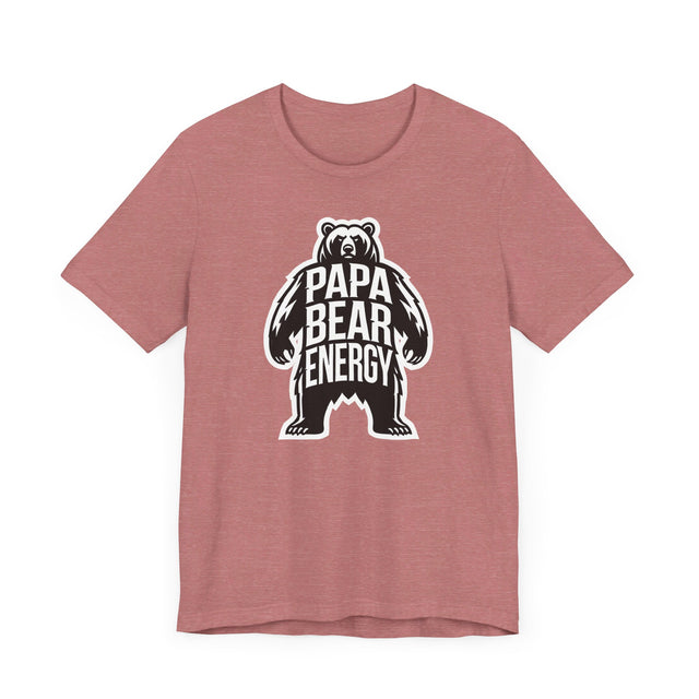 Papa Bear Energy T-shirt, Animal Lover T shirt, Big Bear