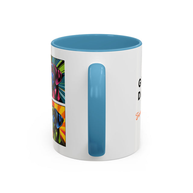 Great Danes Coffee Cup,4-Panel Pop Art Mug,Great Dane Lover,Great Dane Mom,Great Dane Dad,Dog Lover Gift,Great Dane Gift