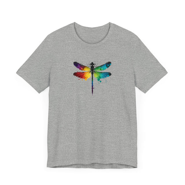 Rainbow Dragonfly Alcohol Ink,Dragonfly lover,Pride Shirt,LGBTQ+ Ally Tee,Queer