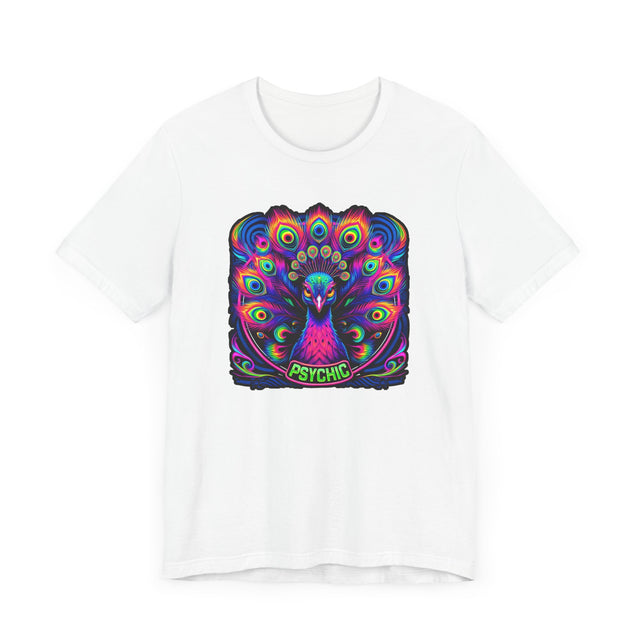 Psychic Peacock T-shirt, Peacock Tee, Bird Lover