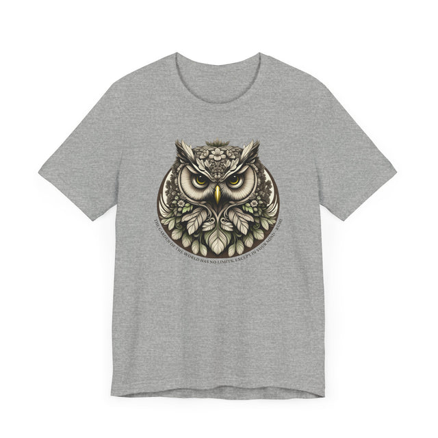 Owl Garden of the World T-shirt, Rumi Shirt