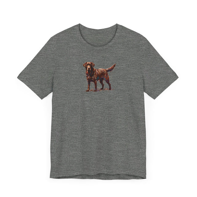 Chocolate Lab Scribble T-shirt, Labrador Retriever Shirt, Dog Lover Tee