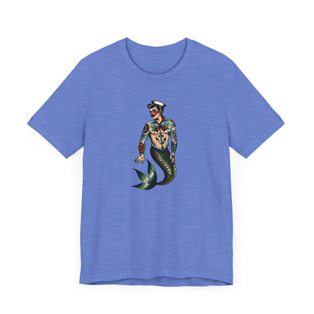 Merman Sailor T-shirt, Sailor shirt, Flash Tattoo Style