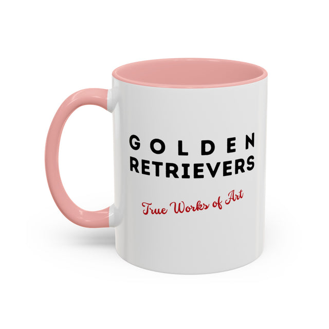 Golden Retriever Mug,4-Panel Pop Art Mug,Golden Retriever Lover,Golden Mom,Golden Dad,Dog Lover Gift,Golden Retriever Gift