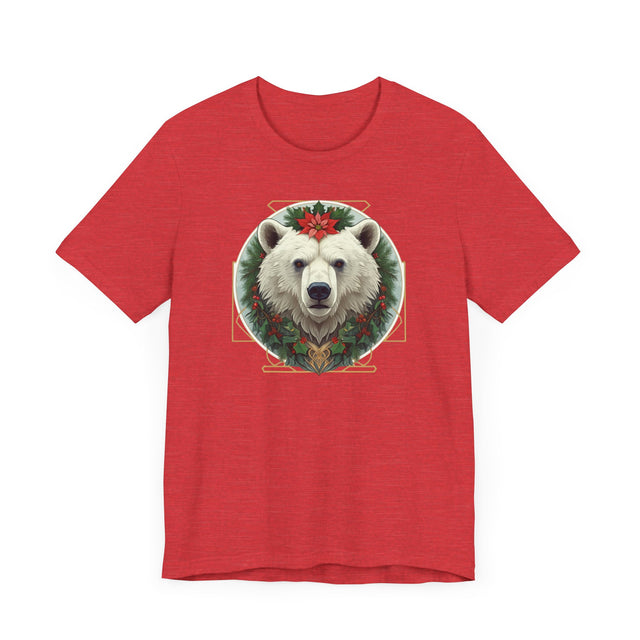 Christmas Polar Bear T-shirt, Yuletide Bear Shirt