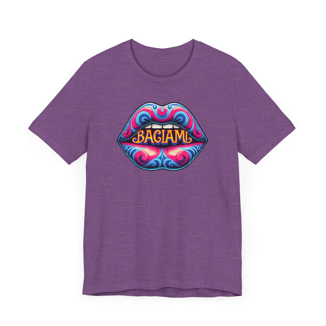 Baciami "Kiss Me" psychedelic T-shirt, Italian Lover Shirt