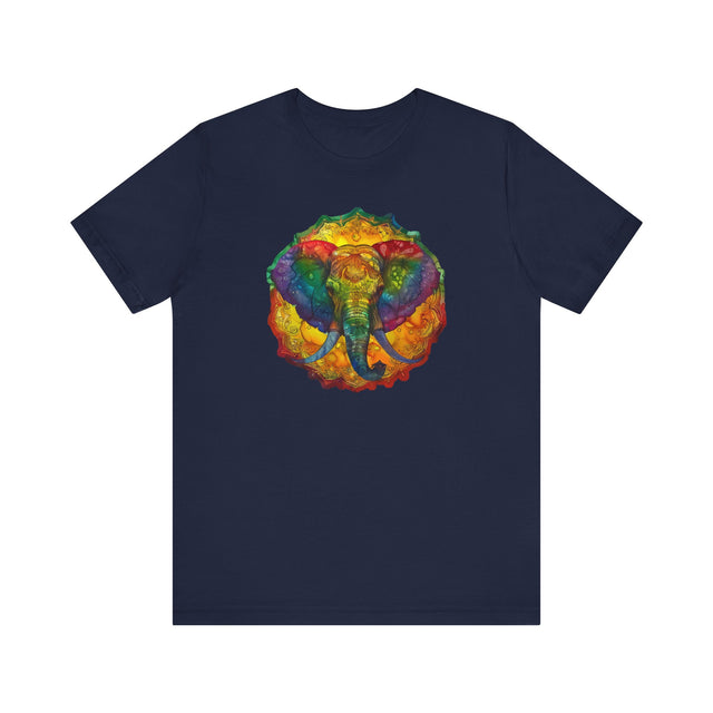 Rainbow Elephant Mandala T-shirt,Pride Shirt,Elephant Lover Top,Rainbow Animals,LGBTQ+ Tee,Queer,Gay,Lesbian,Bisexual,Trans,BGLT,LBGT