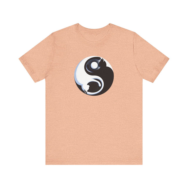 Yin Yang Cat shirt, Spiritual, Meditation, Black & White Cats, Cute Cat Top, Cat Lover Tee, Cat Owner gift, Cat Mom Gift, Cat Dad, Vet Gift