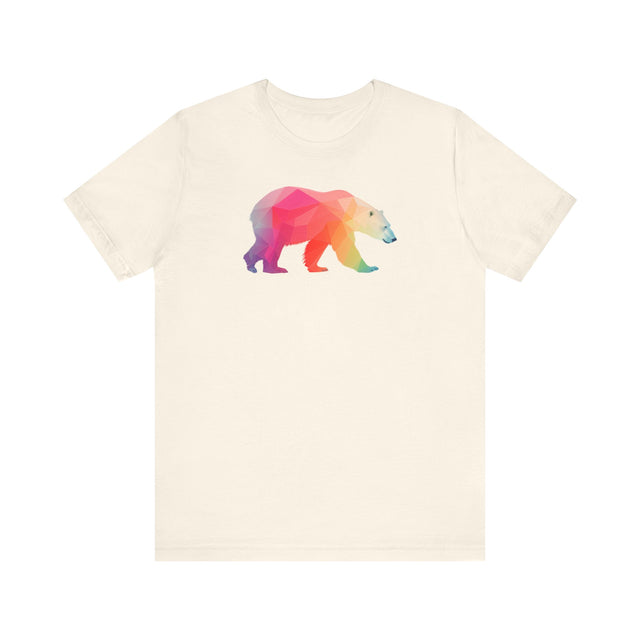 Rainbow Polar Bear T-shirt,Pride Shirt, Pride Parade Top, Rainbow Animals,LGBTQ+ Tee, Nonbinary, Gay, Lesbian, Bisexual, Trans, BGLT, LBGT, Enby, Pansexual