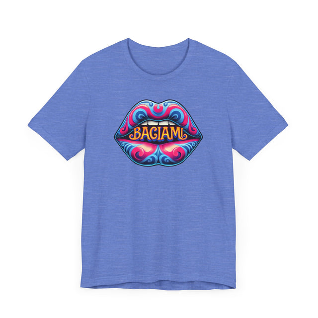 Baciami "Kiss Me" psychedelic T-shirt, Italian Lover Shirt