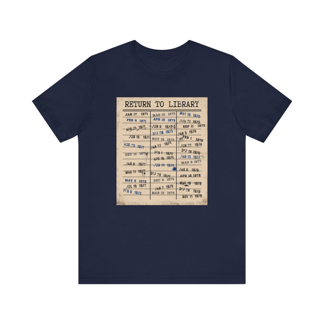 Return to Library TShirt, Book Worm Tee, Library Lover Shirt, Book Lover shirt