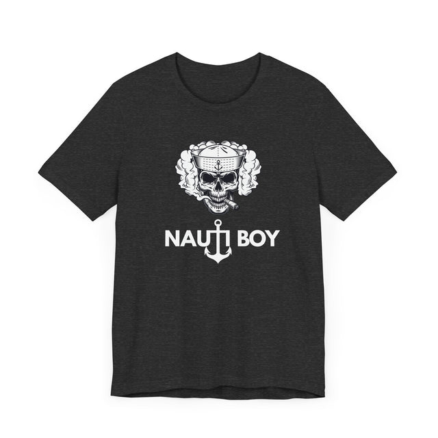 Nauti Boy Tshirt, Nautical Tshirt, Boating Tshirt-Captain Tshirt, Pirate Tshirt, Rebel Tshirt, Father's Day gift, Cigar Tshirt, Skull Tshirt