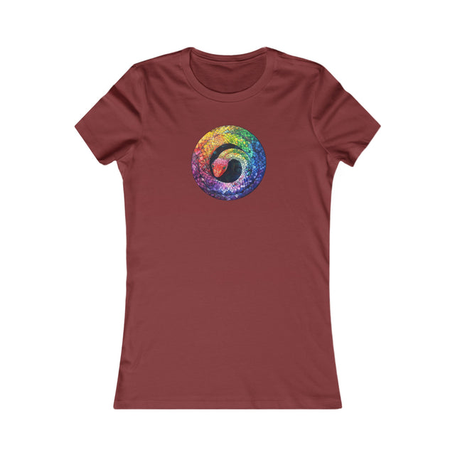 Rainbow Snake T-shirt,Pride Shirt,Snake Lover Top,Rainbow Animals,LGBTQ+ Tee,Women's Favorite Tee