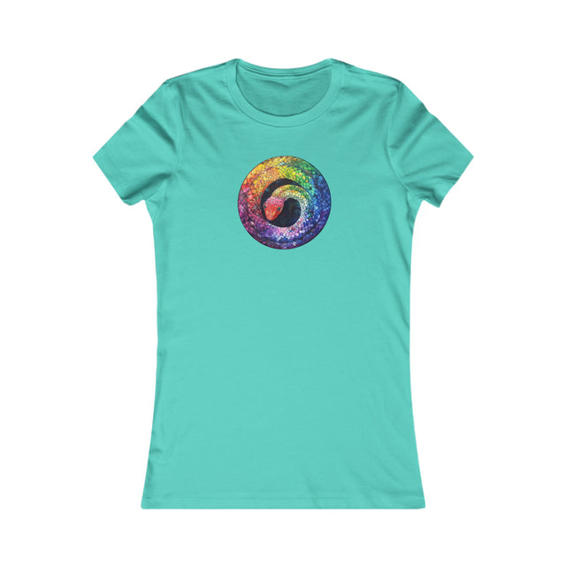 Rainbow Snake T-shirt,Pride Shirt,Snake Lover Top,Rainbow Animals,LGBTQ+ Tee,Women's Favorite Tee