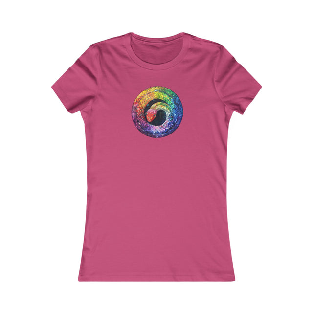 Rainbow Snake T-shirt,Pride Shirt,Snake Lover Top,Rainbow Animals,LGBTQ+ Tee,Women's Favorite Tee