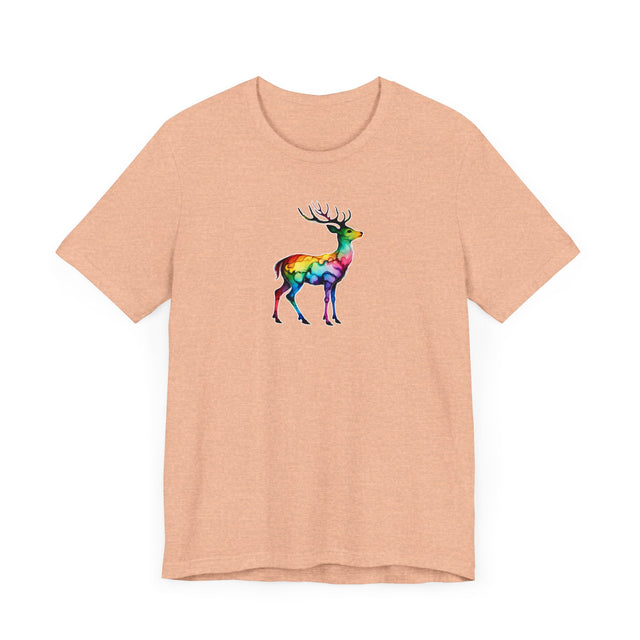 Rainbow White-Tailed Deer,Deer lover shirt,Pride Shirt,Rainbow,Pride Parade T shirt,LGBTQ+ Ally Tee