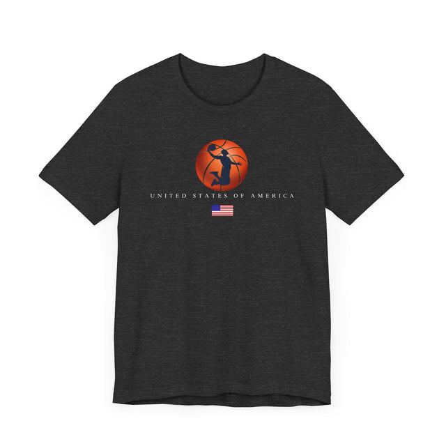 Basketball USA Shirt-Basketball Shirt-Support USA Shirt-Basketball Gift-Basketball Coach Gift-Basketball Player Gift