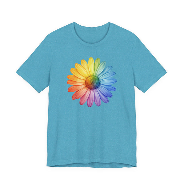 Rainbow Daisy shirt,Flower Shirt,Pride Tee, LGBTQIA,Plant Lover Gift,Gardener T-shirt,Mothers Day Gift