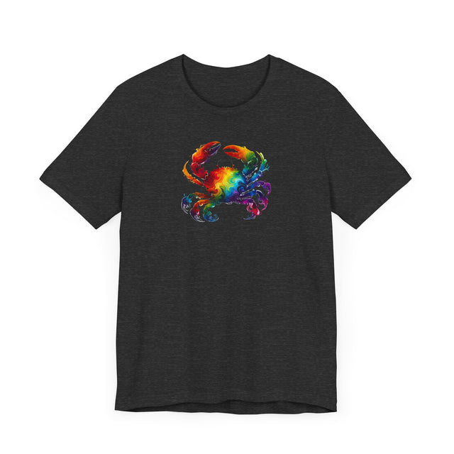 Rainbow Crab Alcohol Ink,Sea life lover,Ocean Life,Nautical,Pride Shirt,LGBTQ+ Tee