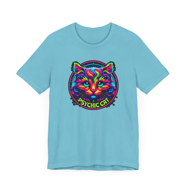Psychic Cat T-shirt, Cute Cat Top