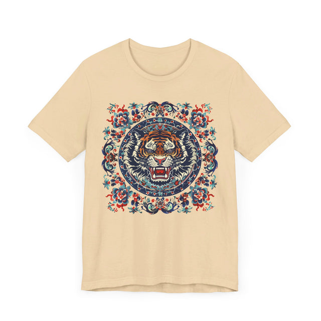 Tiger Mandala T-shirt,Tiger Lover Top,Big Cat Lover