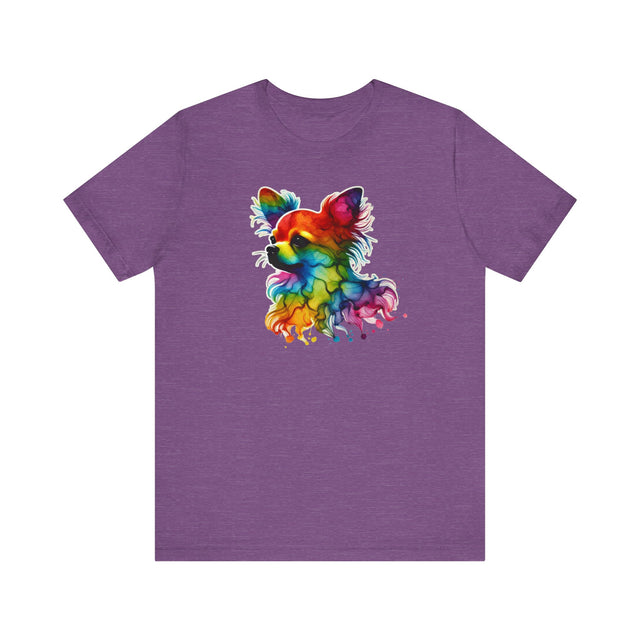 Rainbow Chihuahua Head T-shirt,Pride Shirt,Dog Lover Top,Rainbow Animals,LGBTQ+ Tee, Chihuahua Owner