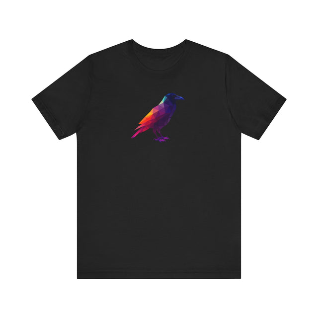 Rainbow Raven T-shirt,Pride Shirt, Bird Lover Top, Rainbow Animals,LGBTQ+ Tee