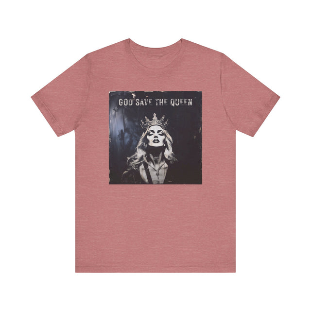 "Express Yourself" in this "God Save The Queen" T-shirt, Material Girl Street Art Tee,