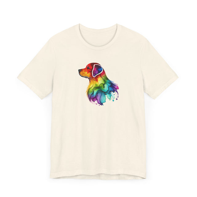 Rainbow Labrador Retriever Head T-shirt,Pride Shirt,Dog Lover Top,Rainbow Animals,LGBTQ+ Tee, Lab Owner