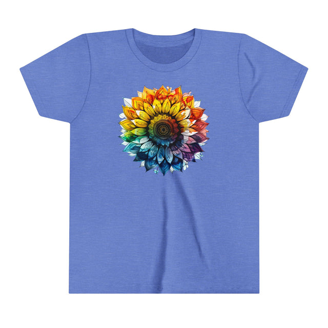 Rainbow Sunflower T-shirt, Youth Size
