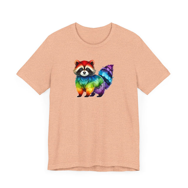 Rainbow Raccoon Alcohol Ink T-shirt, Pride Shirt,Animal Lover T shirt, LGBTQ+, BGLT