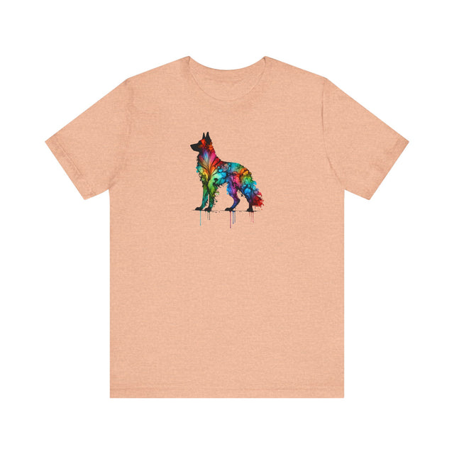 Rainbow German Shepherd Dog T-shirt,Pride Shirt,Dog Lover Top,Rainbow Animals,LGBTQ+ Tee,Frenchie Owner