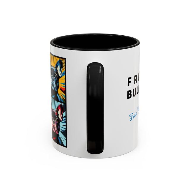 French Bulldog Coffee Mug,4-Panel Pop Art Mug,French Bulldog Lover,Frenchie Mom,Frenchie Dad,Dog Lover Gift,Frenchie Gift