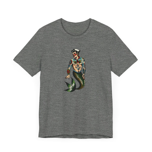 Merman Sailor T-shirt, Sailor shirt, Flash Tattoo Style
