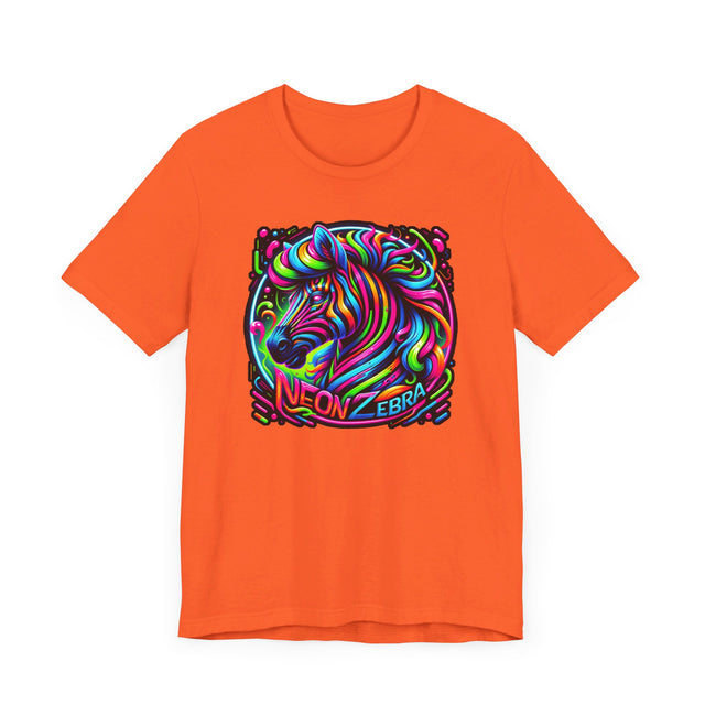 Neon Zebra T-shirt, Zebra Tee