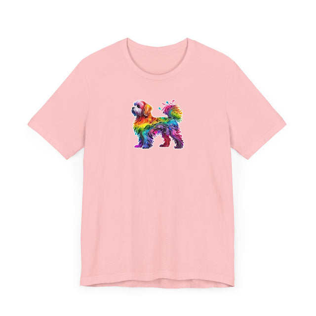 Rainbow Maltese T-shirt,Pride Shirt,Dog Lover Top,Rainbow Animals,LGBTQ+ Tee, Maltese gift, Maltese Owner