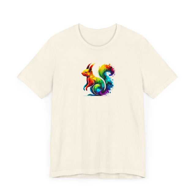 Rainbow Squirrel Alcohol Ink T-shirt, Bunny Shirt,Hare,Pride Shirt,Animal Lover T shirt, LGBTQ+, BGLT