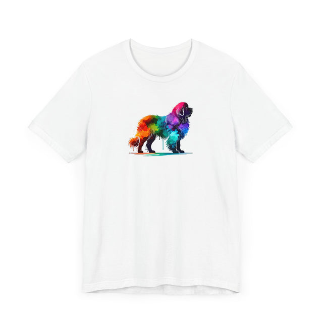 Rainbow Newfoundland T-shirt,Pride Shirt,Dog Lover Top,Rainbow Animals,LGBTQ+ Tee, Newfie owner, Newf gift