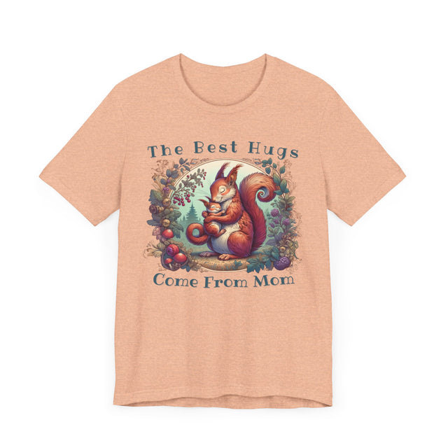 Squirrel T-shirt,Mothers Day Gift,Cute Mama Tee,Mom Life,Baby Shower Gift,Mama and Baby Shirt,New Mom Gift,Mom Hug Shirt,Gift For Wife