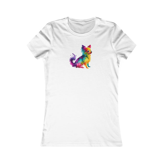 Rainbow Chihuahua T-shirt,Pride Shirt,Dog Lover Top,Rainbow Animals,LGBTQ+ Tee, Chihuahua Owner,Women's Favorite Tee