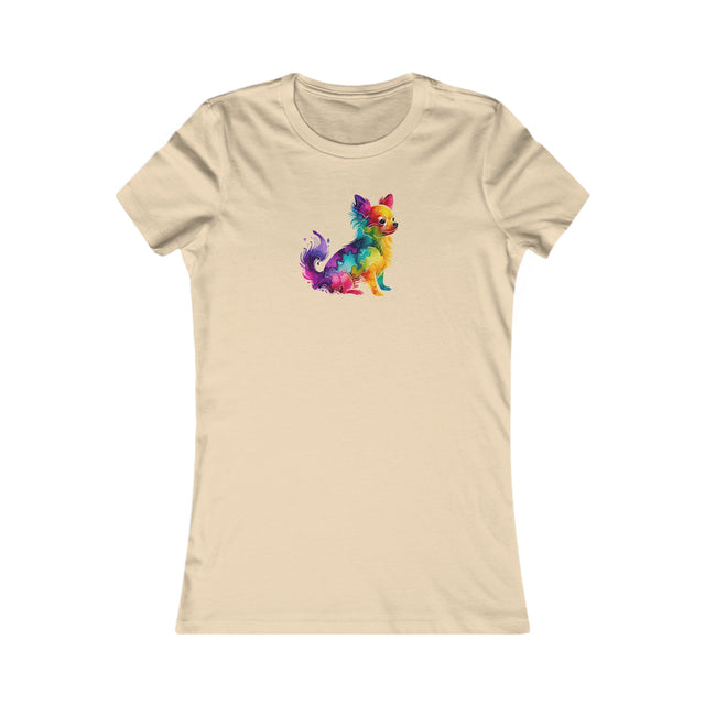 Rainbow Chihuahua T-shirt,Pride Shirt,Dog Lover Top,Rainbow Animals,LGBTQ+ Tee, Chihuahua Owner,Women's Favorite Tee
